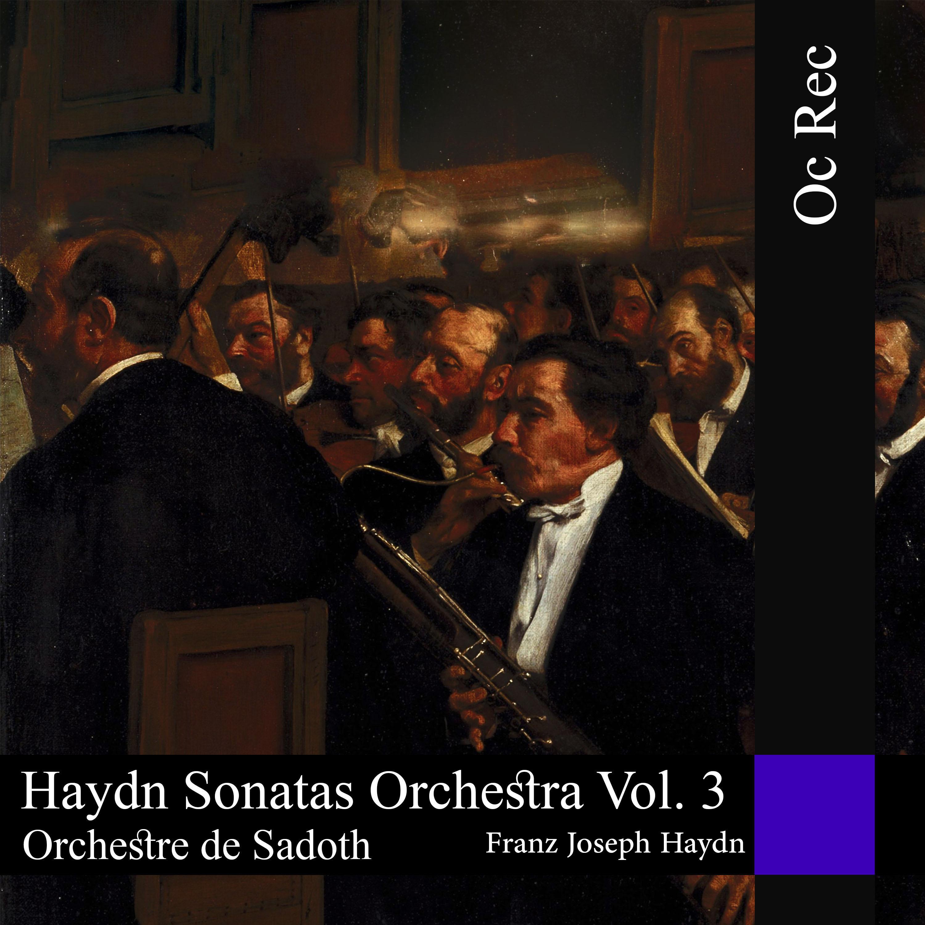 Franz Joseph Haydn Sonatas Orchestra Vol. 3