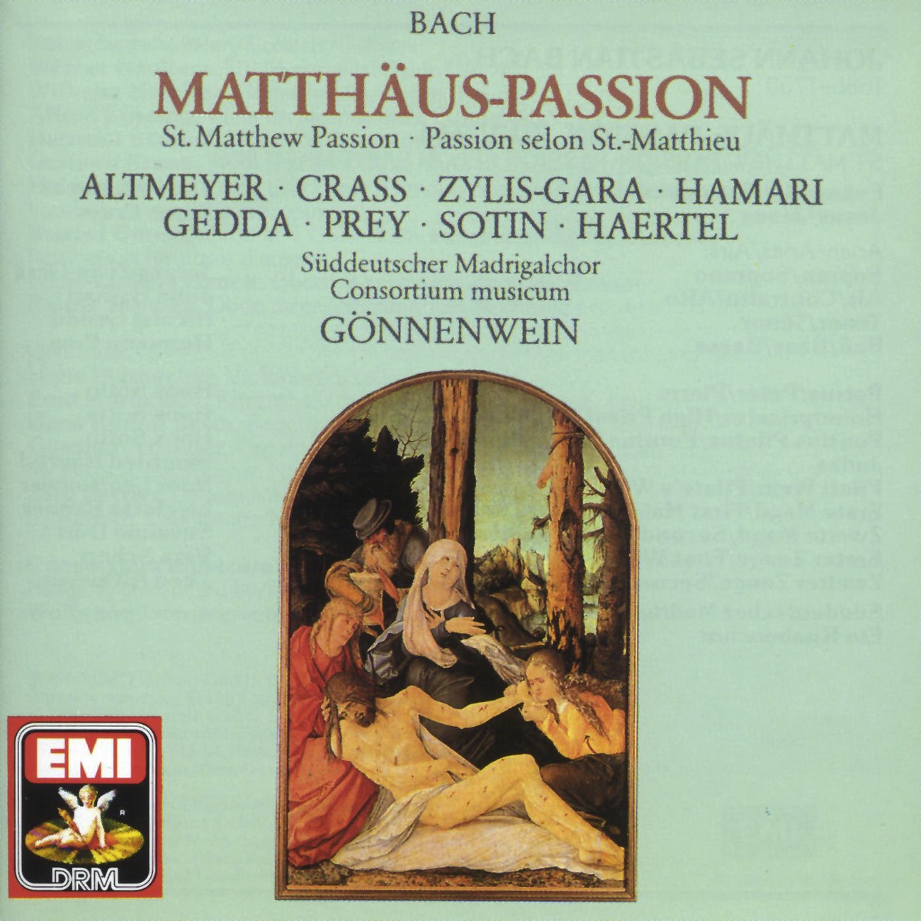 Matth usPassion BWV 244  Oratorium in 2 Teilen 1989 Digital Remaster, 1. Teil: Nr. 35  Choral: O Mensch, Bewein' Dein Sü nde Gr