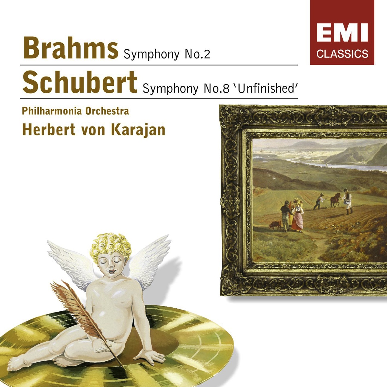 Brahms: Symphony No.2 Op.73 / Schubert: Symphony No.8 D.759, 'Unfinished'