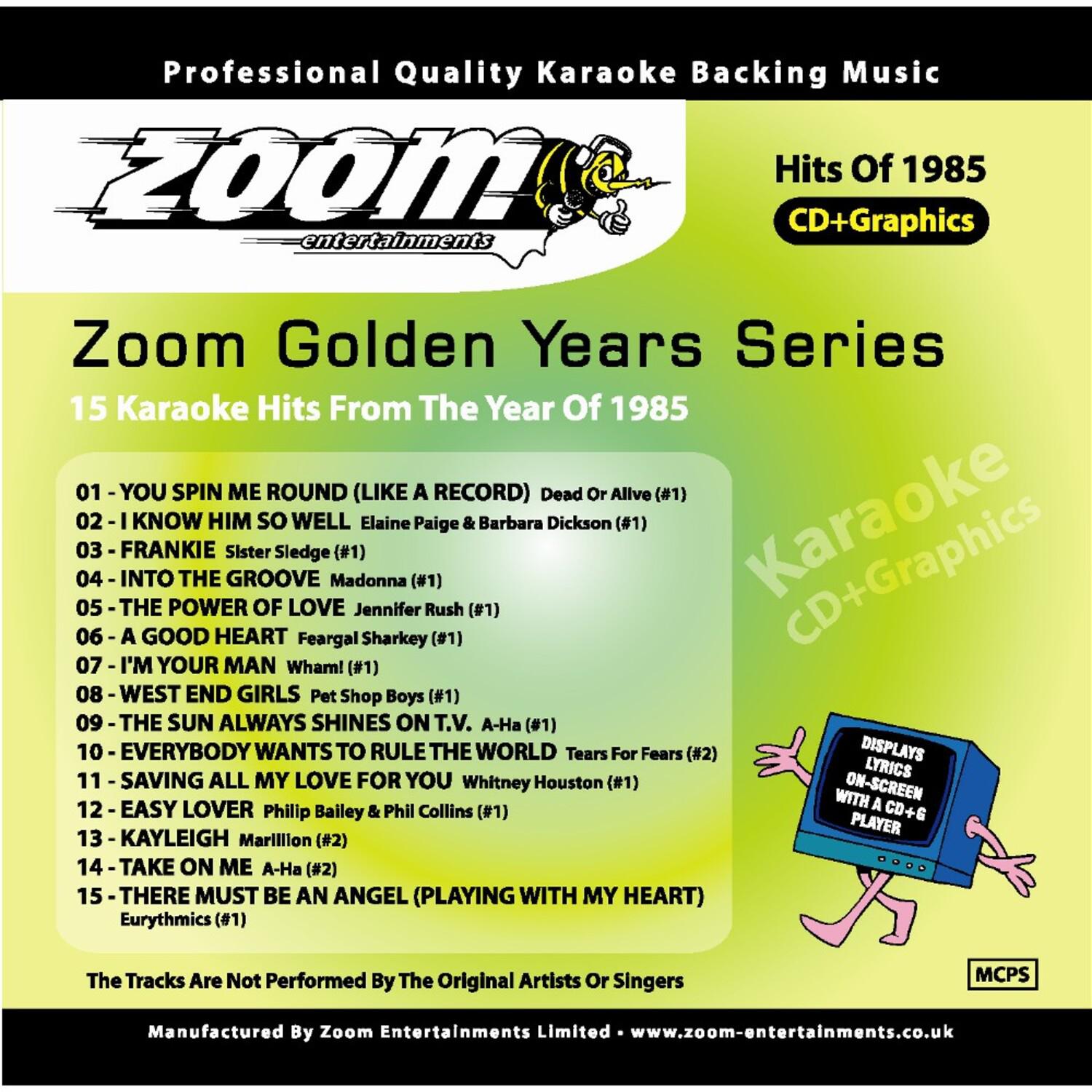 Zoom Karaoke Golden Years 1985