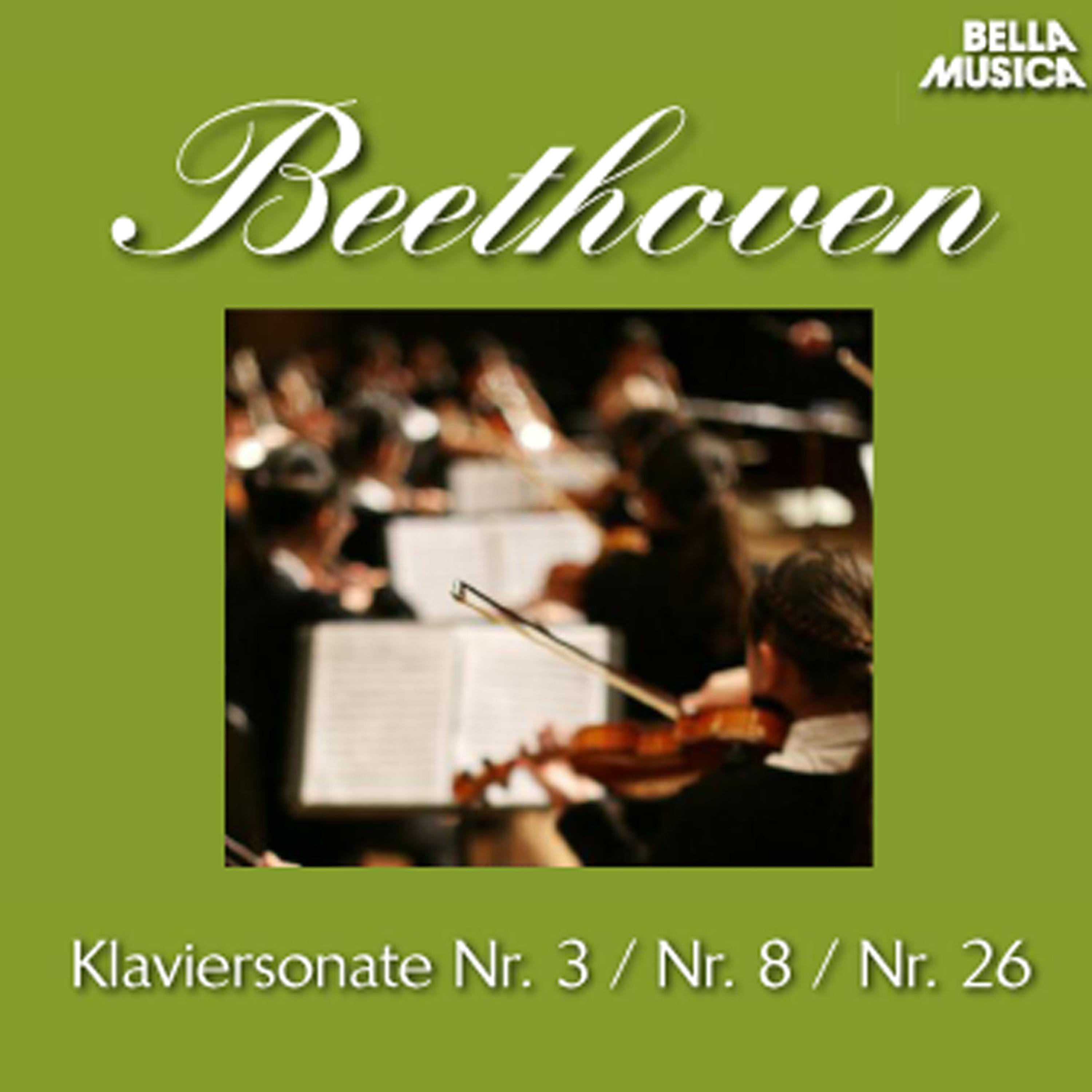 Beethoven: Klaviersonaten No. 3, 8 und 26, Vol. 2