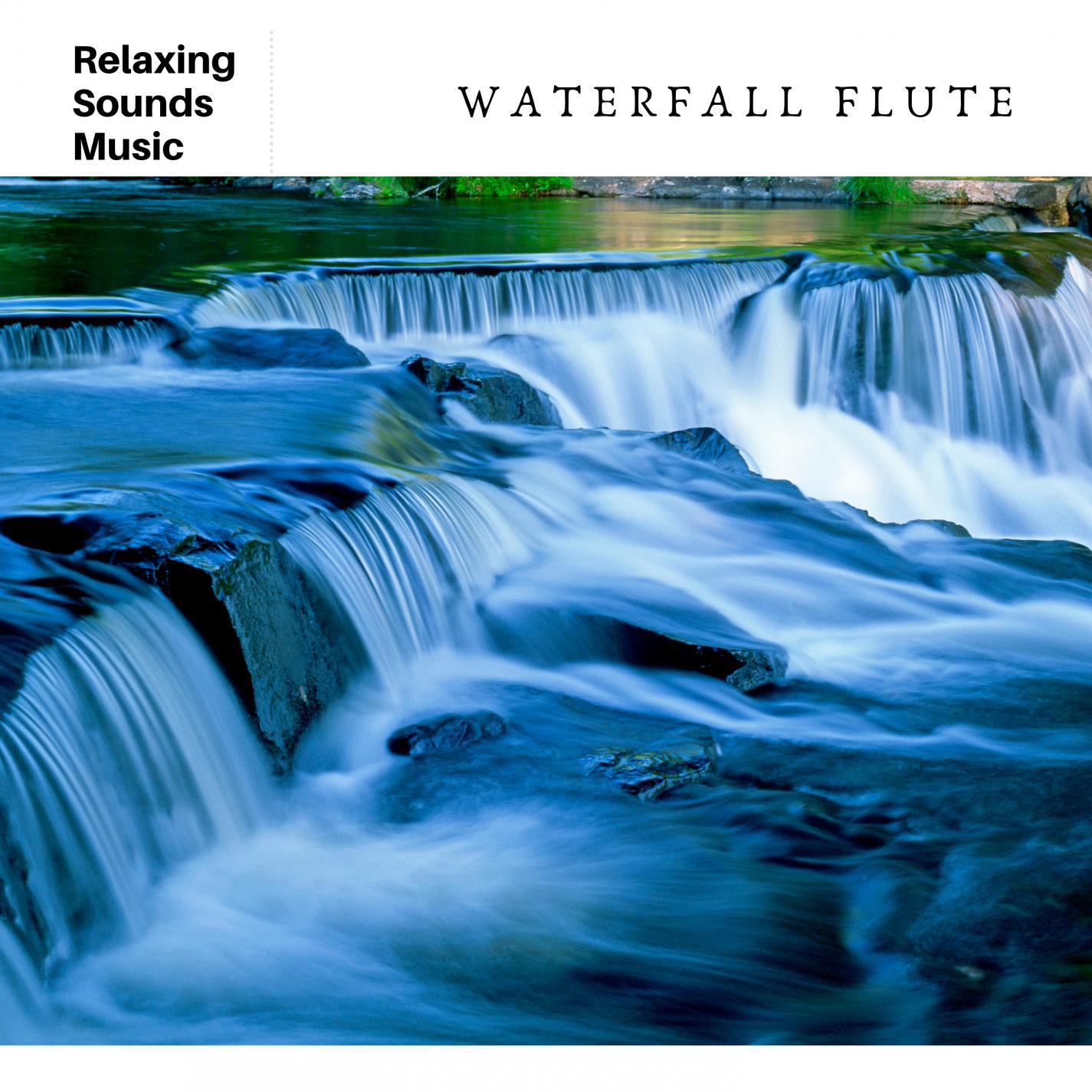 Waterfall and Native American Flute