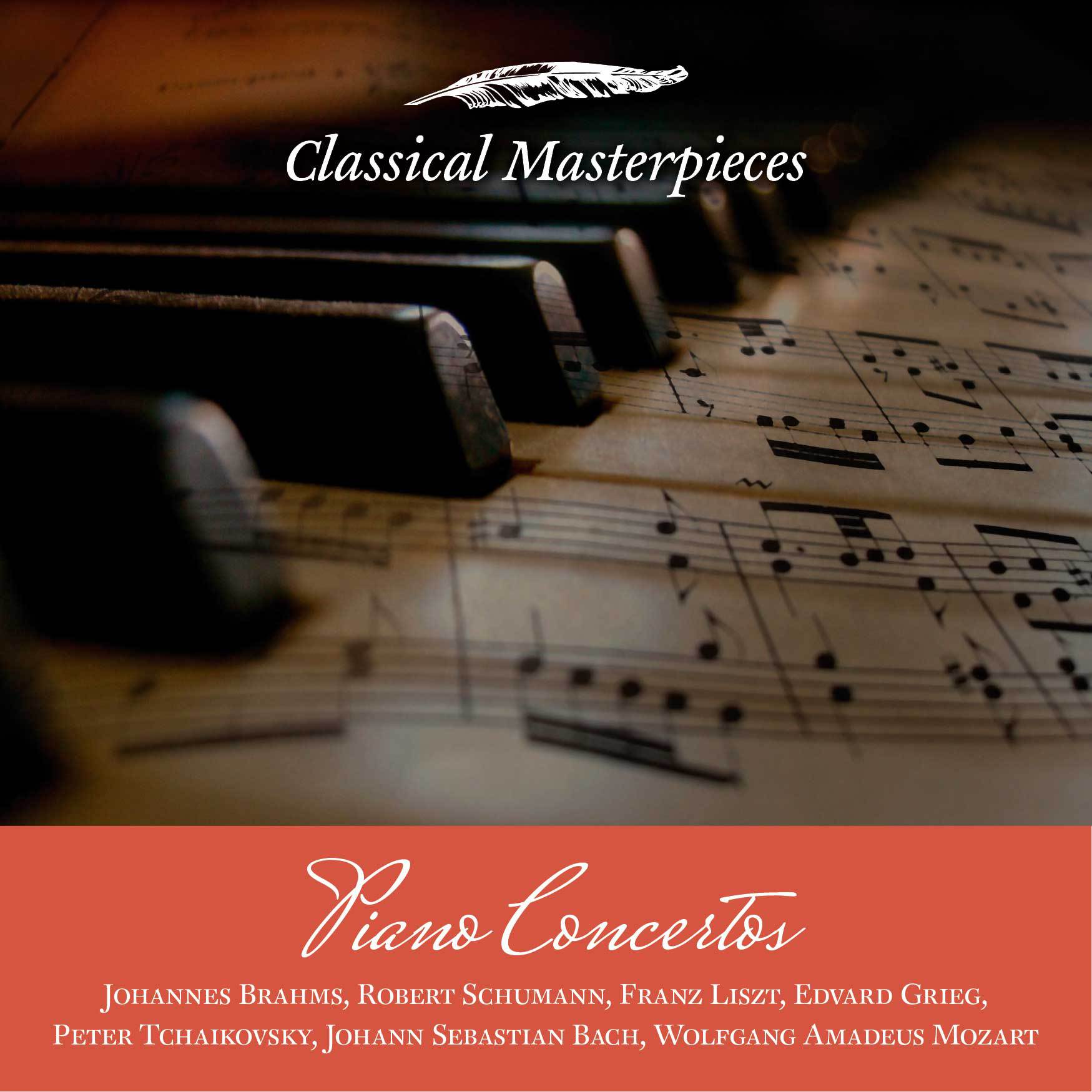 Piano Concertos: J.S. Bach, J. Brahms, F. Liszt (Classical Masterpieces)