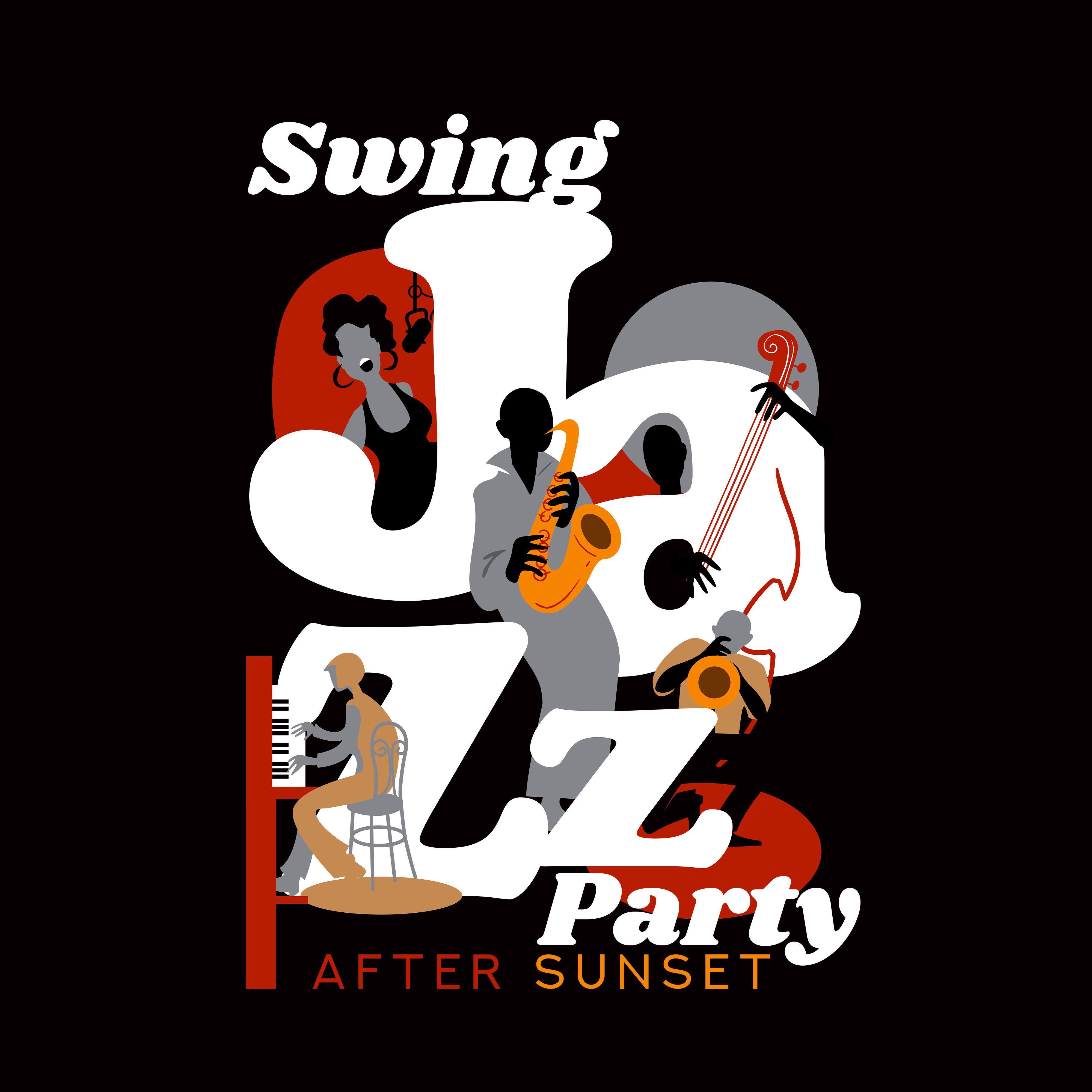 Swing Jazz Party After Sunset: 2019 Fresh Vintage Styled Instrumental Smooth Jazz Music Compilation for Oldschool Swing Dance Party