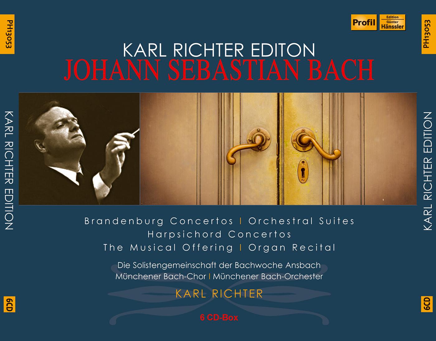 BACH, J.S.: Brandenburg Concertos Nos. 1-6 / Overtures (Suites) Nos. 1-4 / Musical Offering / Keyboard Music (K. Richter) (1954-1963)