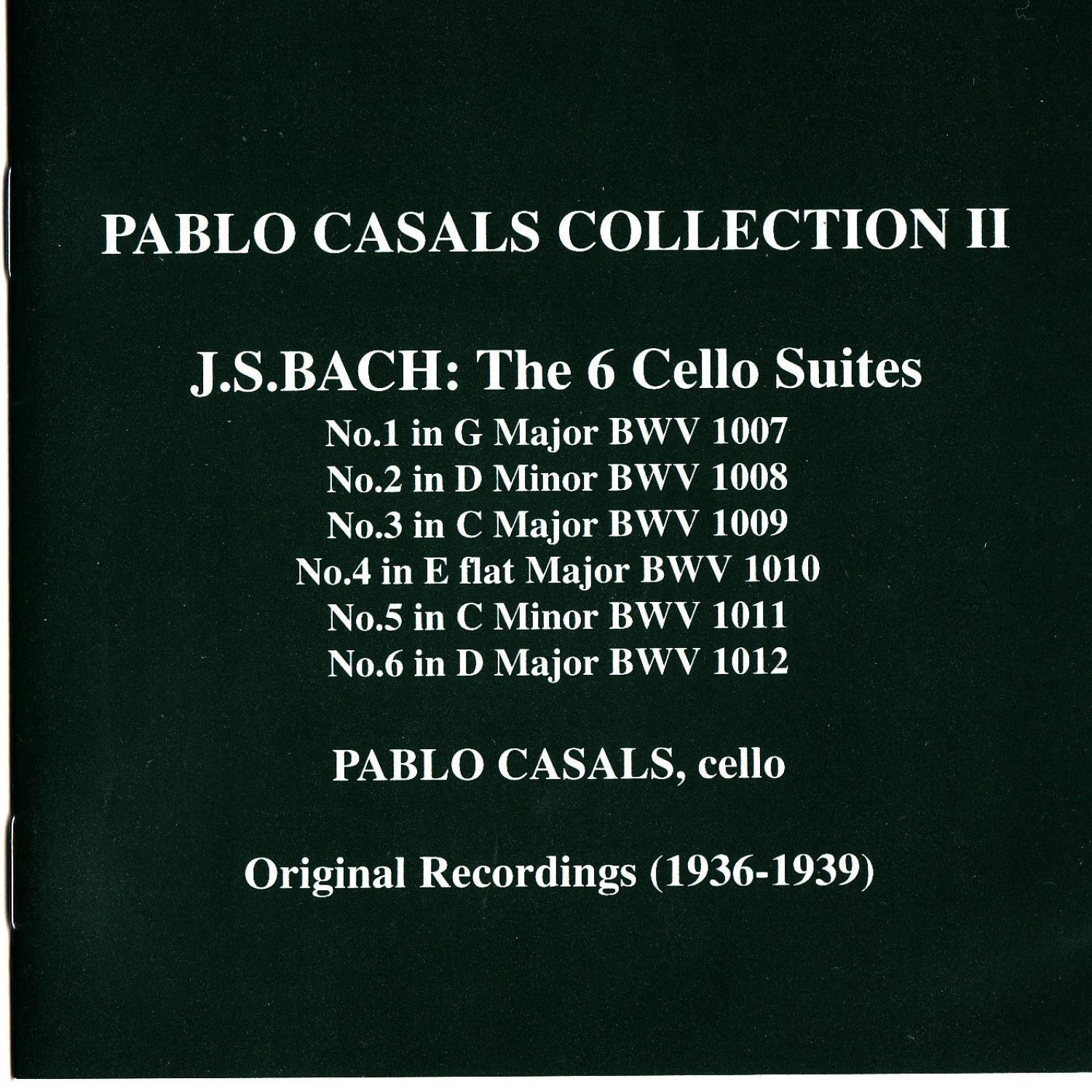 Pablo Casals Collection II