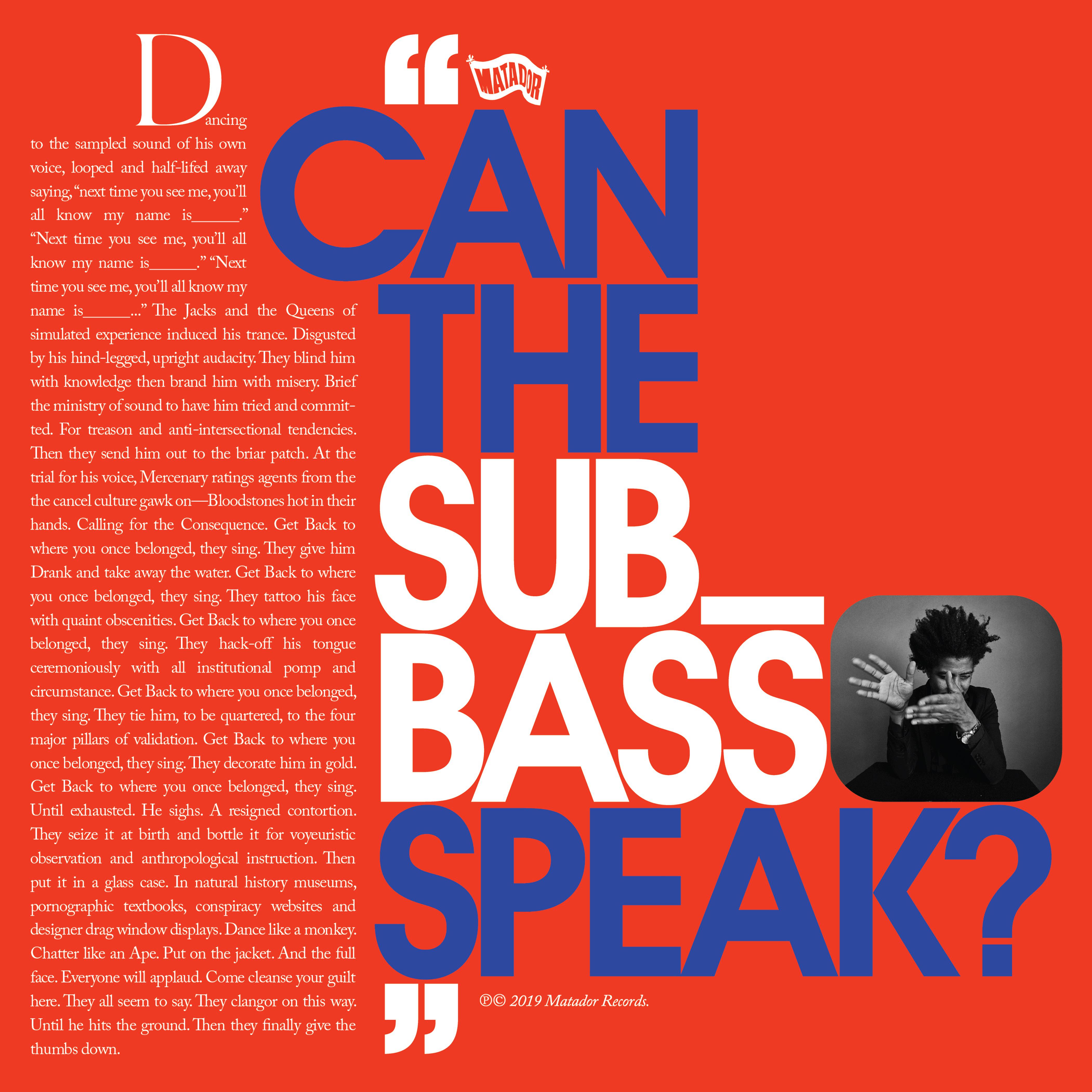 Can the Sub_Bass Speak?