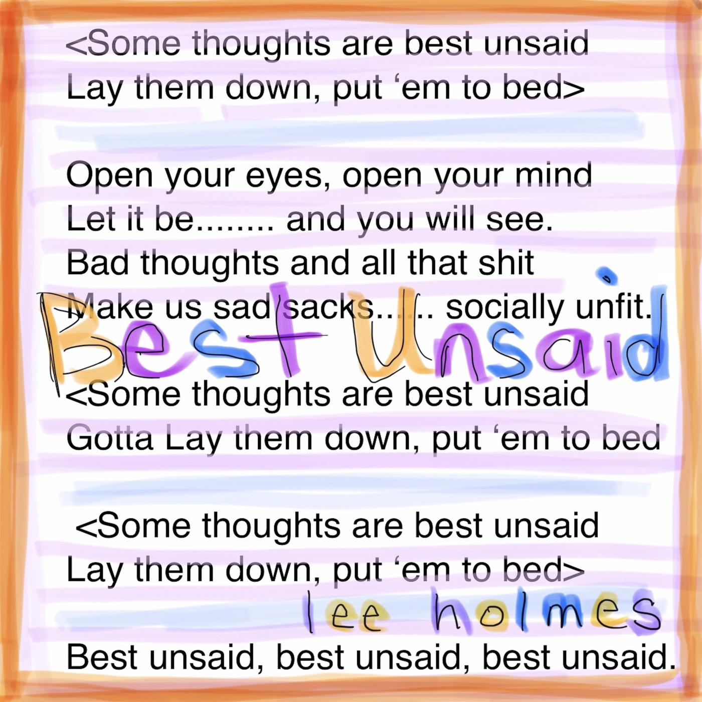 Best Unsaid