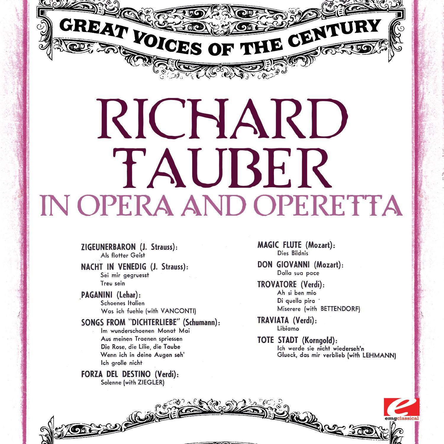 In Opera and Operetta (Digitally Remastered)