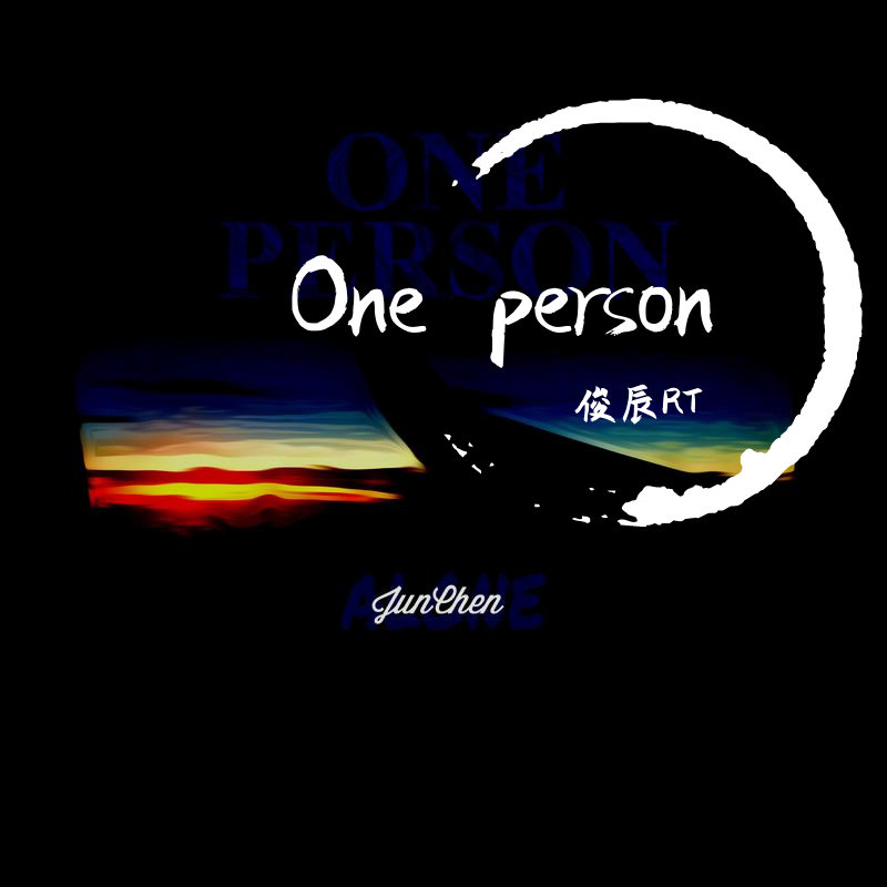 One person