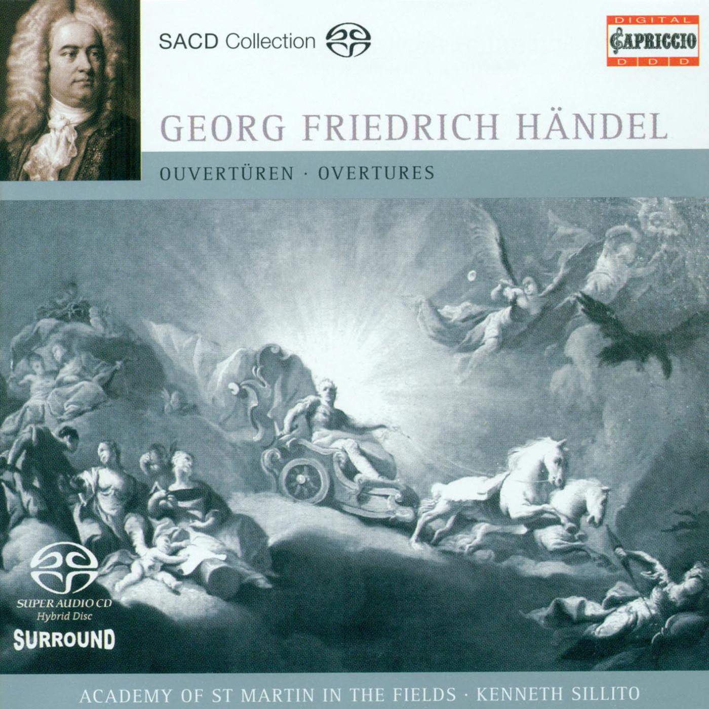 HANDEL, G.F.: Overtures - HWV 5, 6, 34, 33, 38, 67 (Academy of St. Martin in the Fields, Sillito)