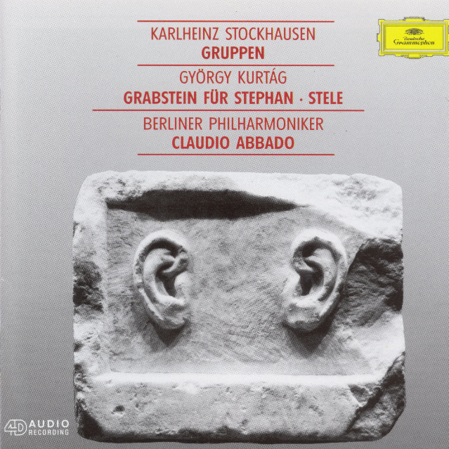 Stockhausen: Gruppen Kurta g: Grabstein Fur Stephan Stele