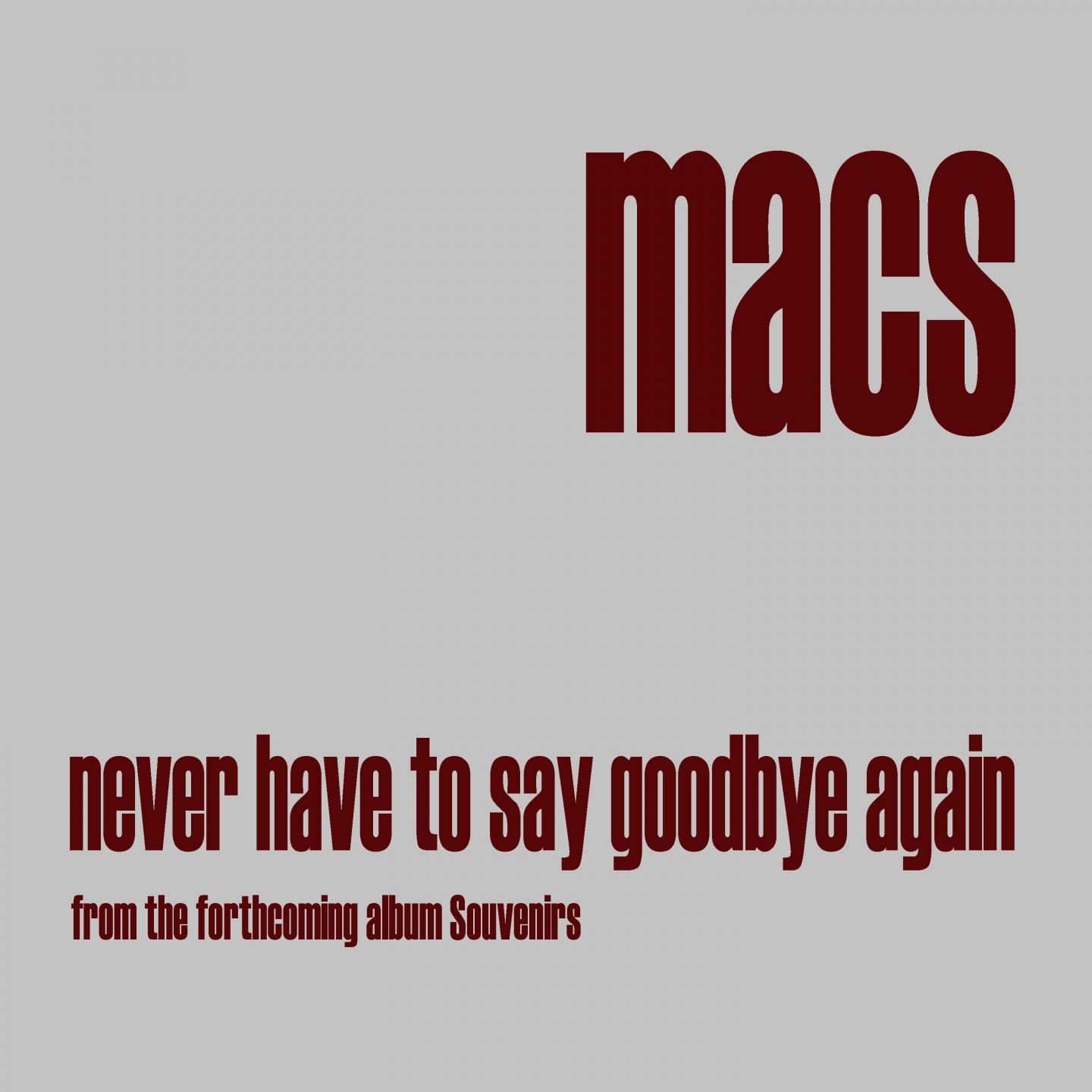 Never Have To Say Goodbye Again