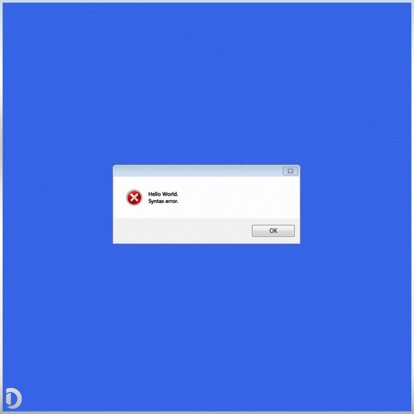 Syntax Error
