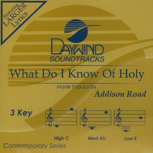 What Do I Know Of Holy, Accompaniment