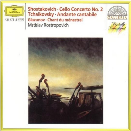 Rostropovich - Shostakovich Cello Concerto No.2, Tchaikovsky - Andante cantabile