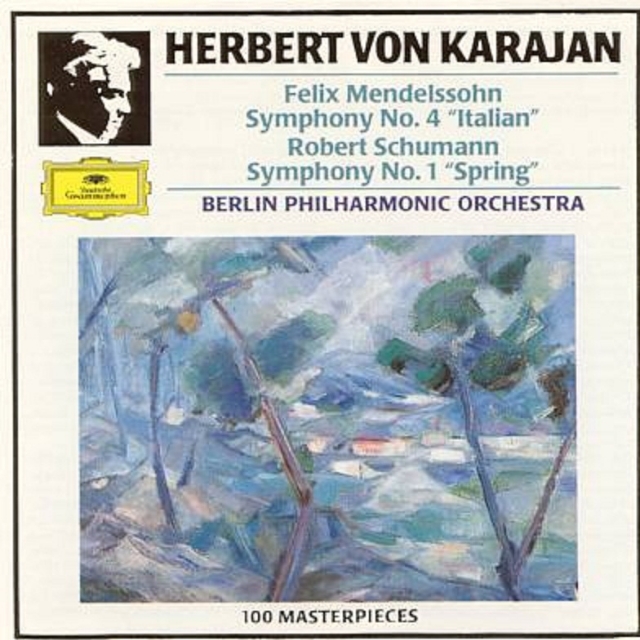 Symphony No. 4 "Italian"; Symphony No. 1"Spring" (Berlin Philharmonic Orchestra,  Herbert von Karajan)