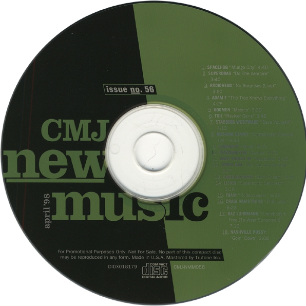 CMJ New Music Monthly, Volume 56: April 1998