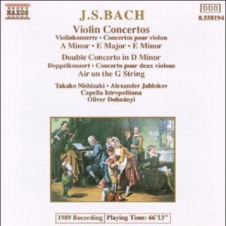Concerto for Violin & Strings in Am BWV 1041 Allegro assai