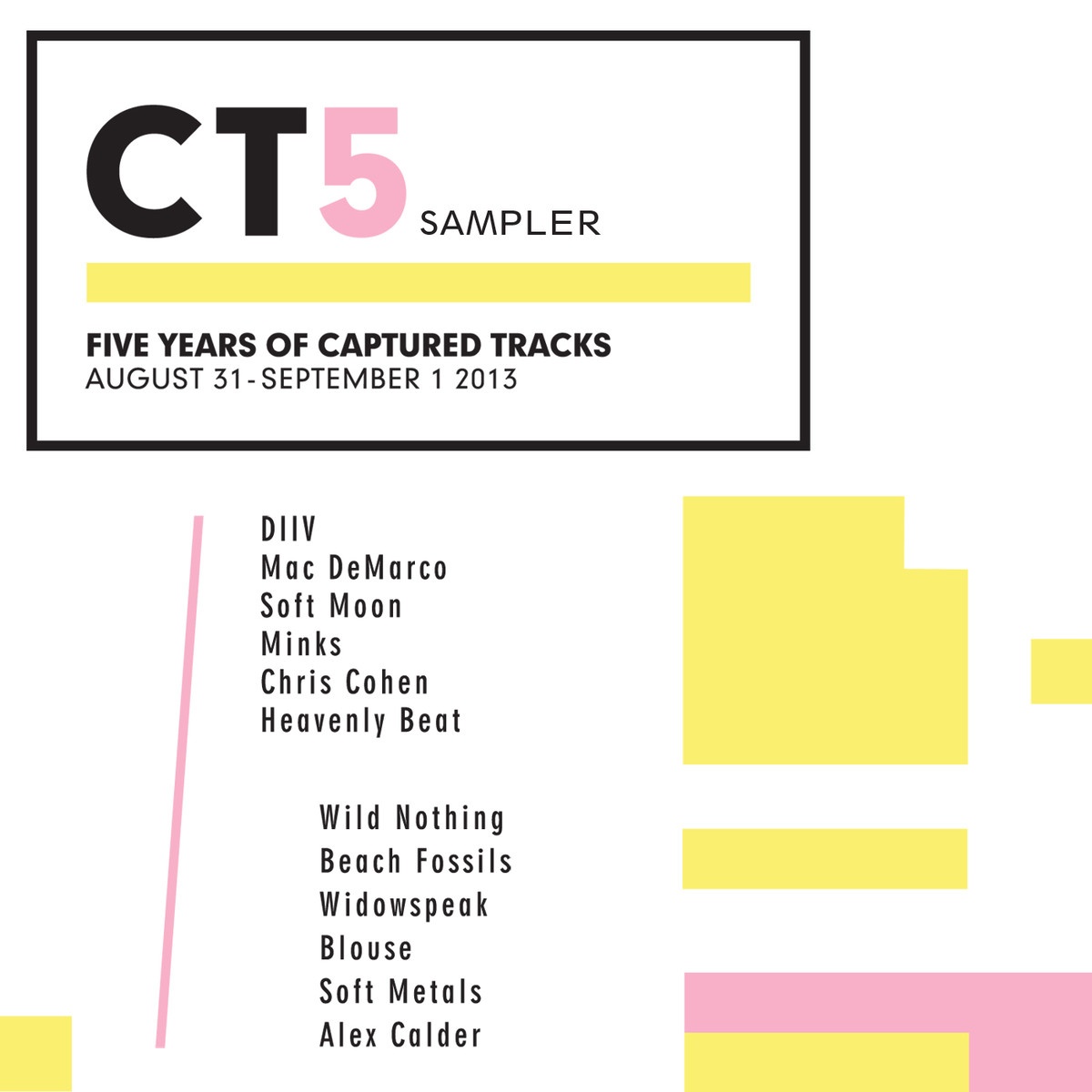 CT5 Sampler: Five Years of Captured Tracks