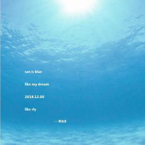 sun is blue