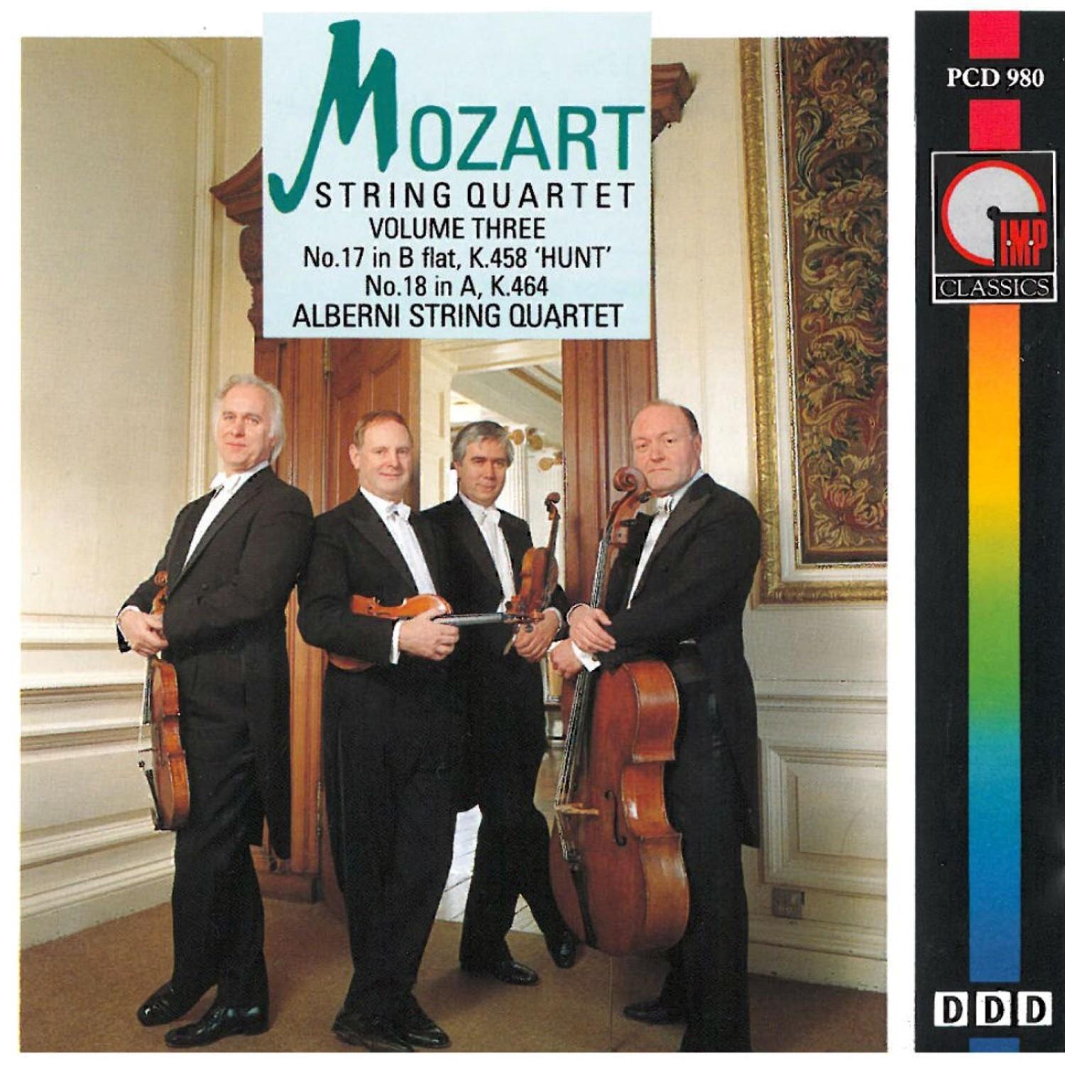 Mozart: String Quartets Vol. 3