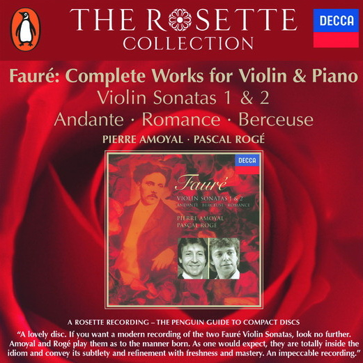 Gabriel Faure: Sonata for Violin and Piano No. 1 in A, Op. 13  1. Allegro molto