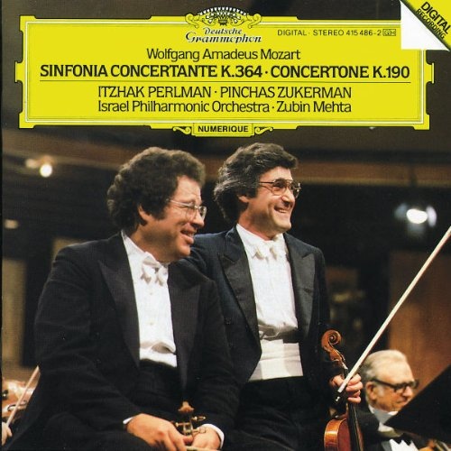 Mozart - Sinfonia Concertante, Concertone for 2 Violins - Perlman, Zukerman