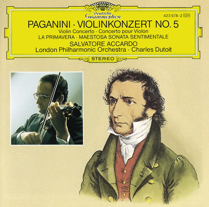 Paganini: Violin Concerto No.5; La Primavera; Maestosa Sonata sentimentale