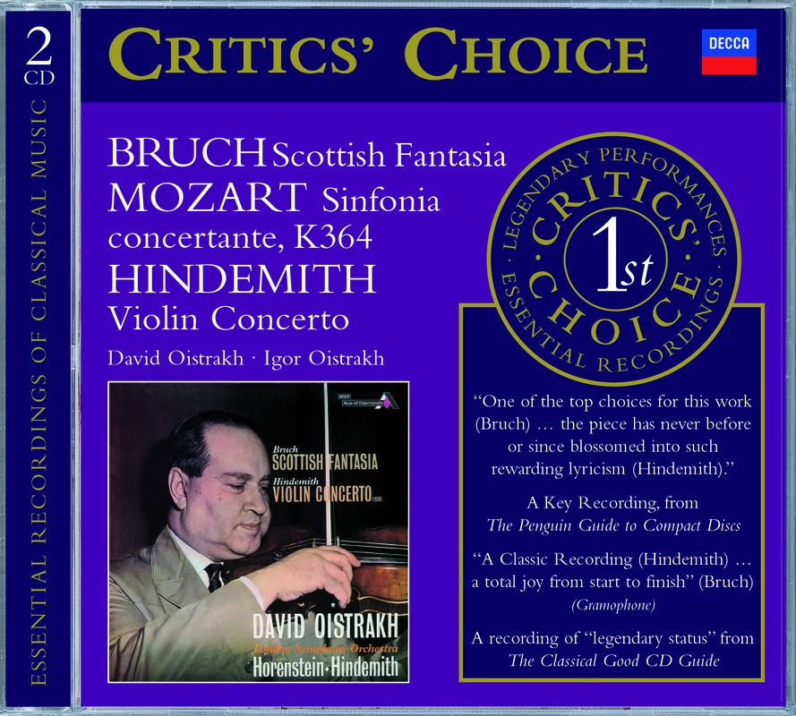 Hindemith: Violin Concerto 1939  1. M ssig bewegte halbe
