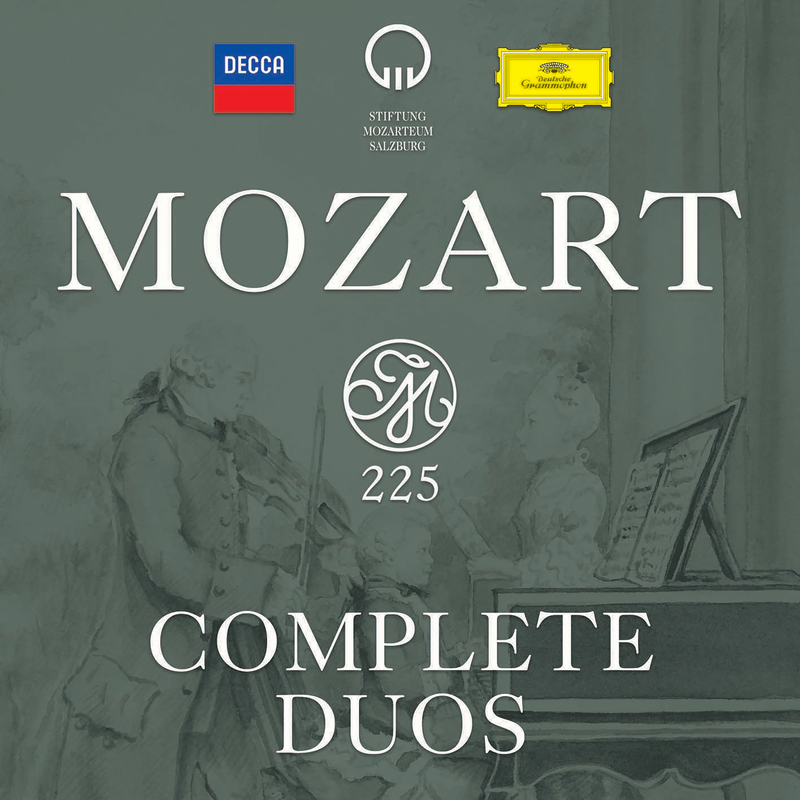Mozart: Sonata for Piano and Violin in D, K.7 - for Harpsichord and Violin - 3. Menuet I-II