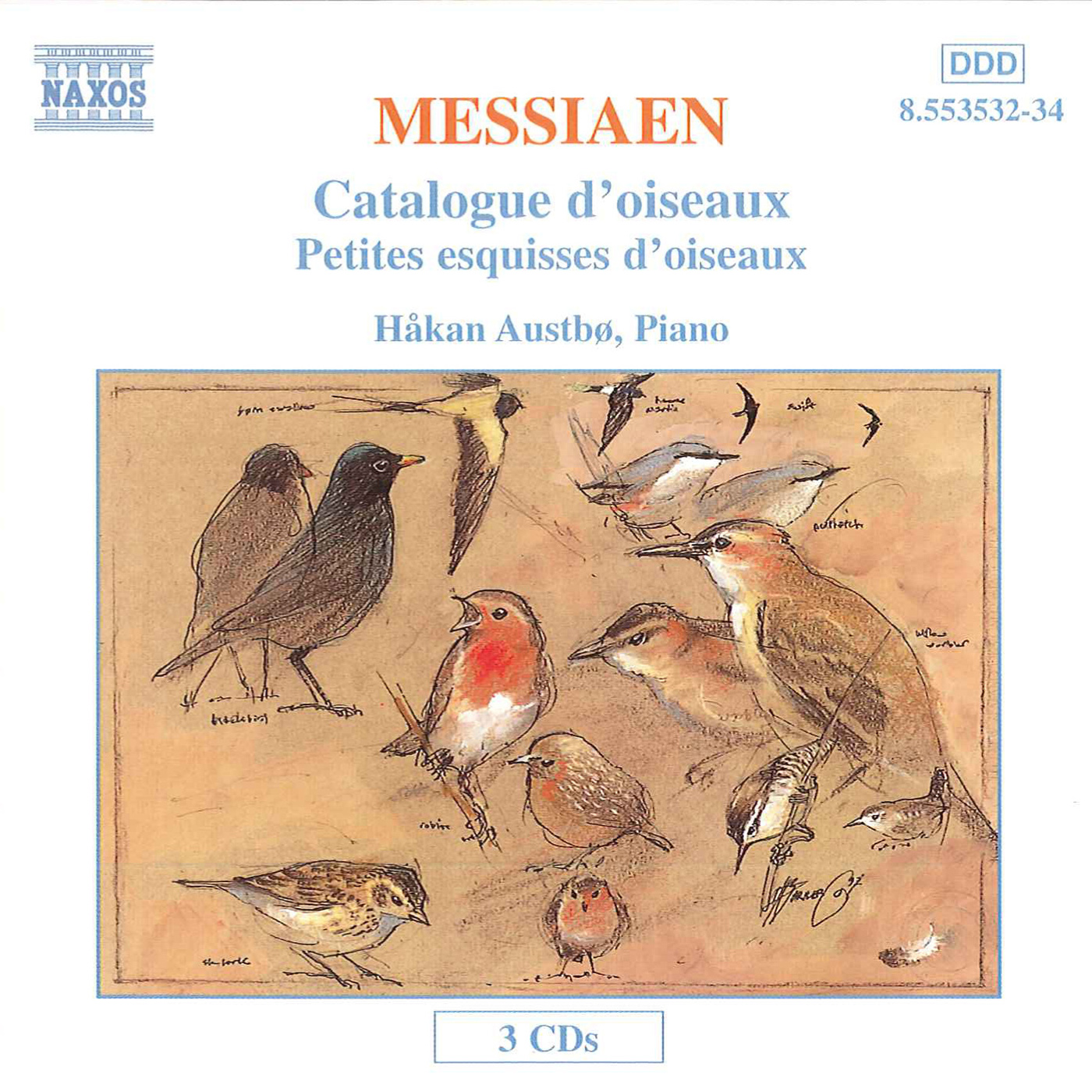 Catalogue d'oiseaux (Catalogue of Birds)*: 2er Livre: IV. Le Traquet Stapazin (Black-eared Wheatear)