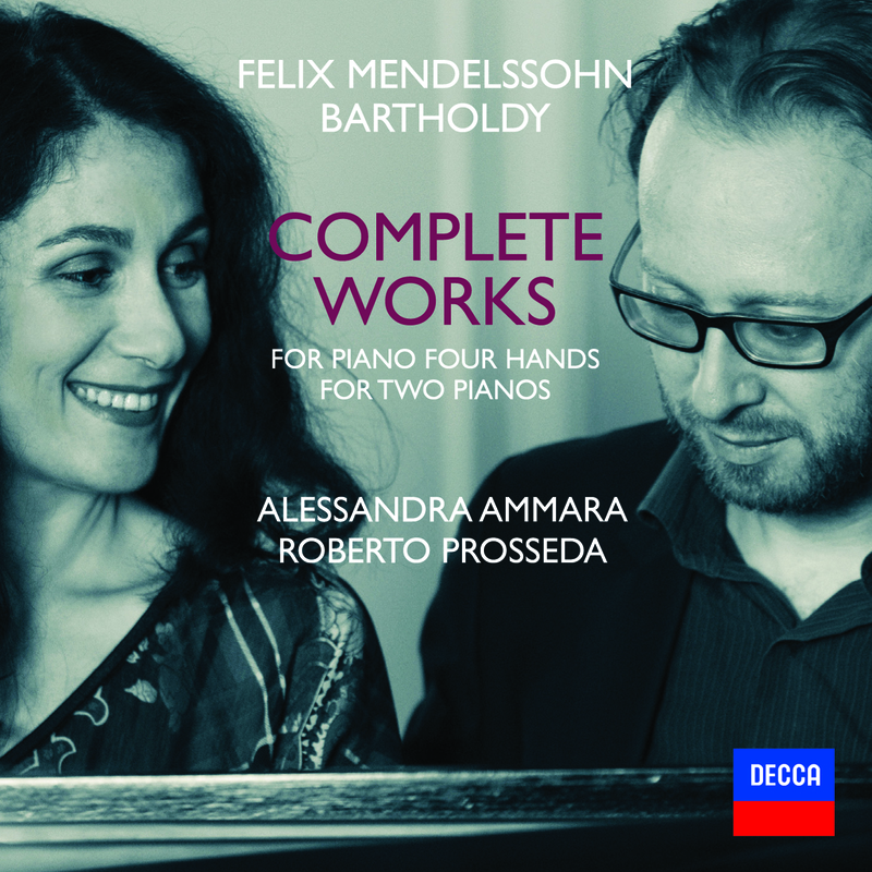 Mendelssohn: Sonata in D Major MWV S 1 (1820) for 2 Pianos - 2. Menuetto - Trio