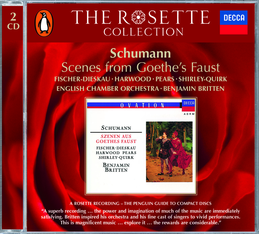 Schumann: Szenen aus Goethes ' Faust' fü r Solostimmen, Chor und Orchester  Zweite Abteilung Part Two  Die ihr dies Haupt umschwebt im luft' gem Kreise