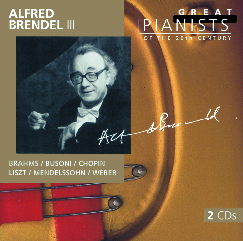 Alfred Brendel III (Great Pianists of the 20th Century Vol.14)