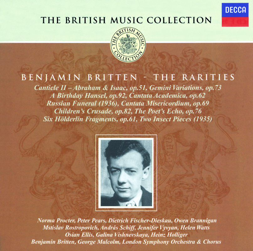 Britten: Six H lderlin Fragments, Op. 61  6. Die Linien des Lebens