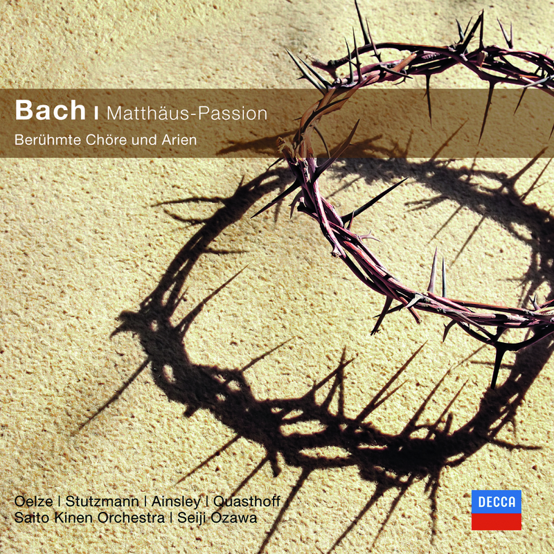 J.S. Bach: St. Matthew Passion, BWV 244 - Part Two - No.42 Aria (Bass): "Gebt mir meinen Jesum wieder"