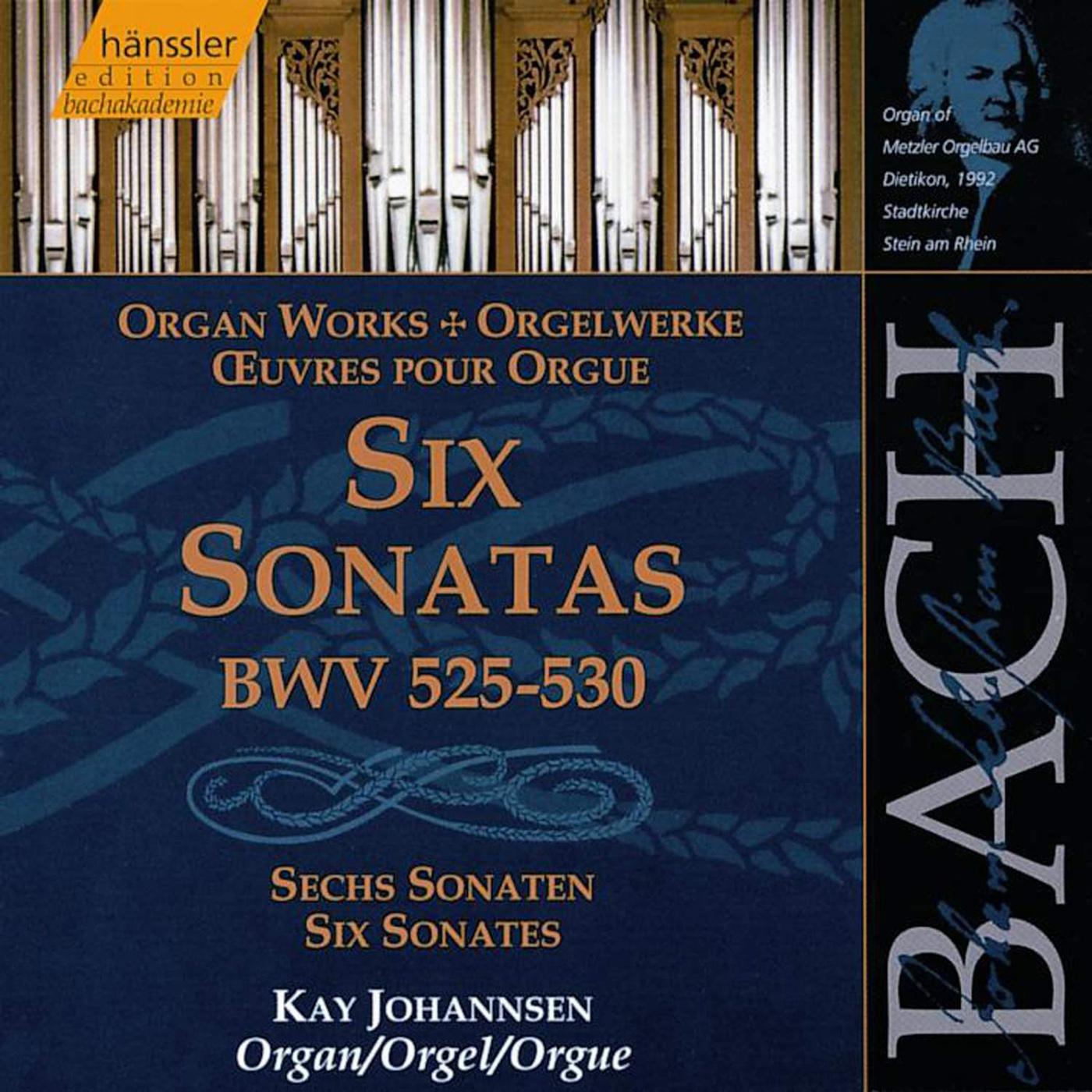 BACH, J.S.: 6 Sonatas, BWV 525-530  (Organ Works)