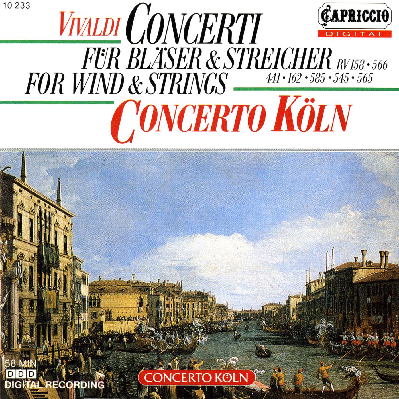 Concerto for Strings in B-Flat Major, RV 162: I. Allegro