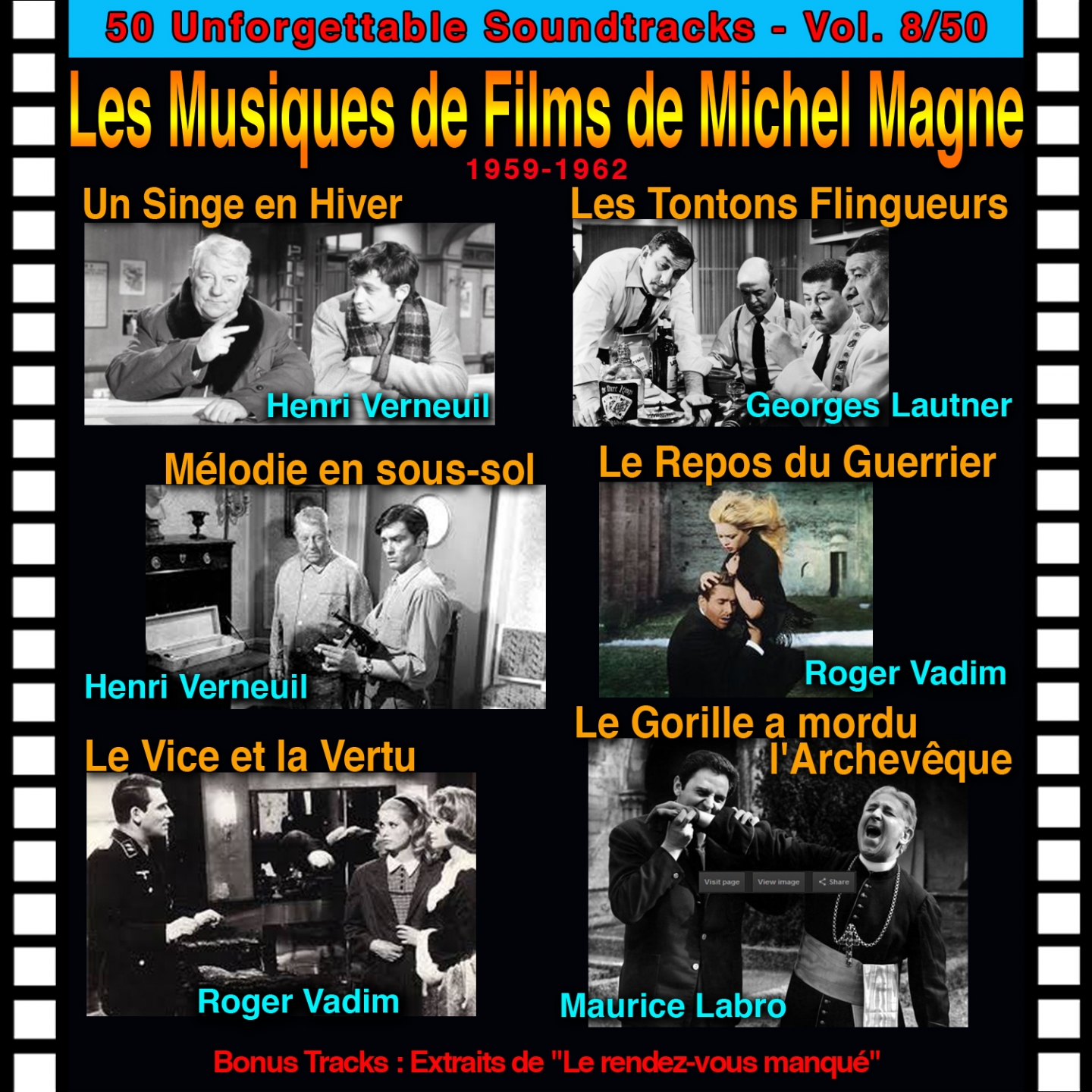 Les tontons flingueurs : tamoure Les musiques de fillms de michel magne 19591962