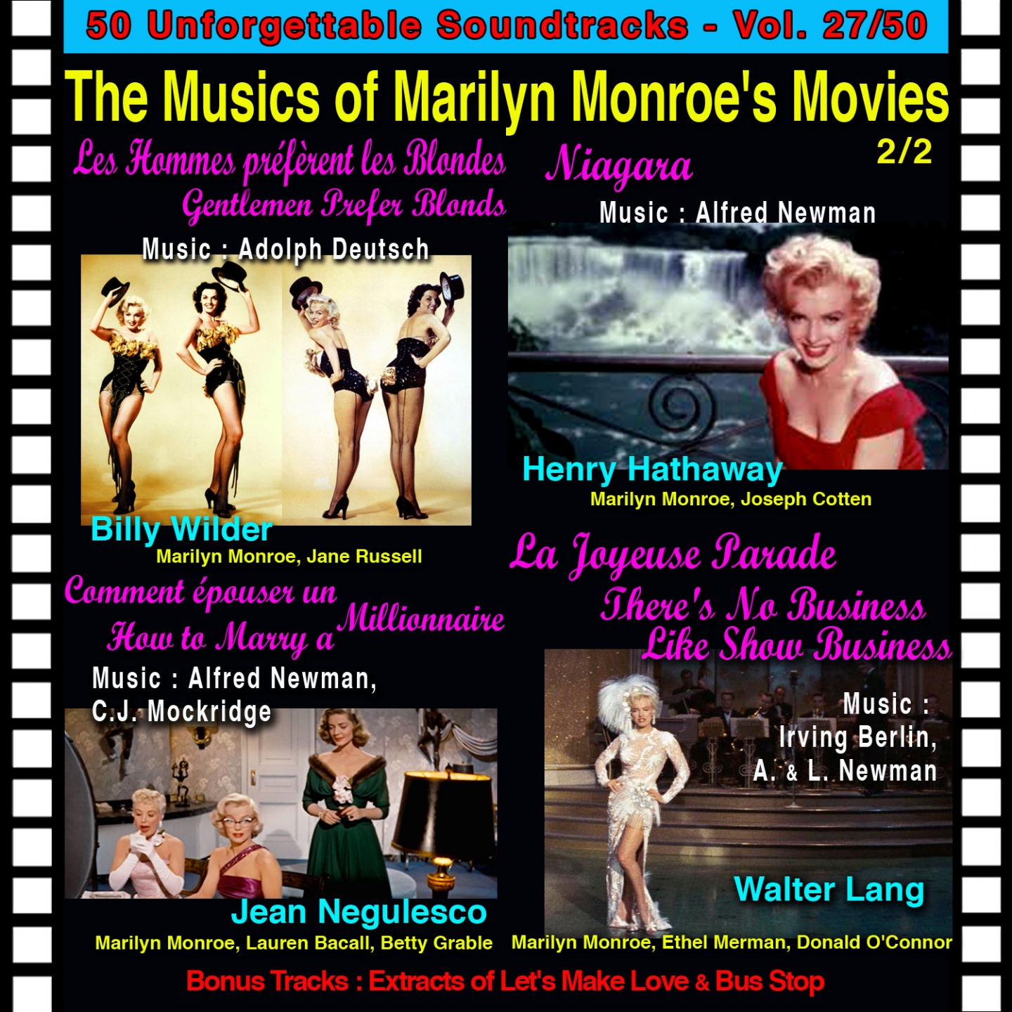 Les Hommes Pre fe rent Les Blondes  Gentlemen Prefer Blondes: Diamonds Are a Girl' s Best Friends Marilyn Music Movies 2  2