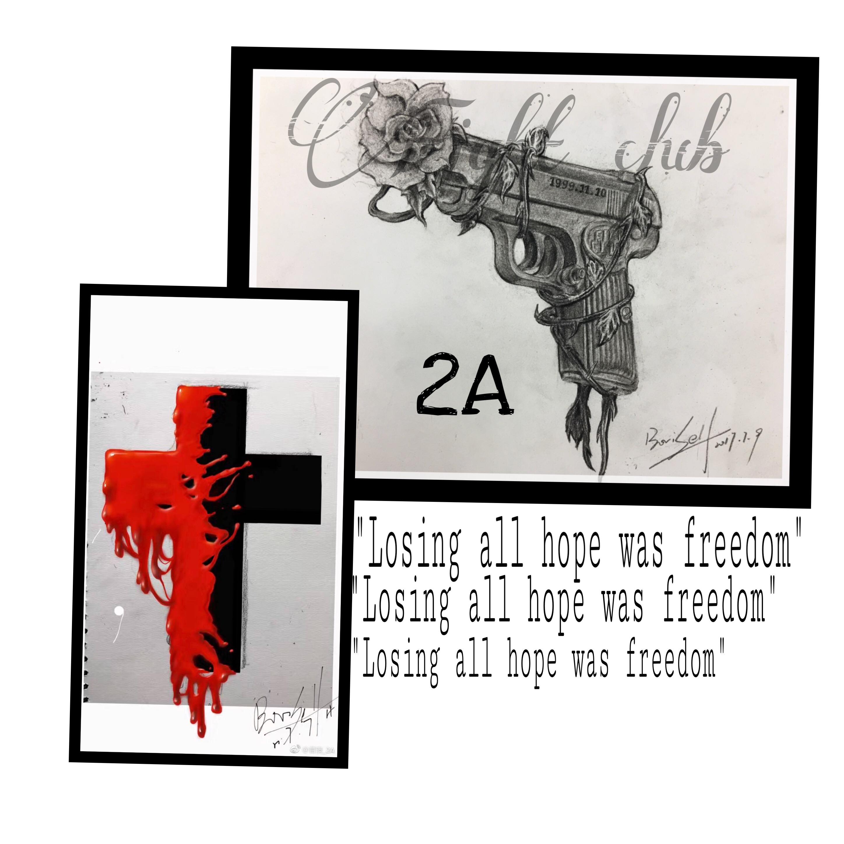 "losing all hope was freedom"