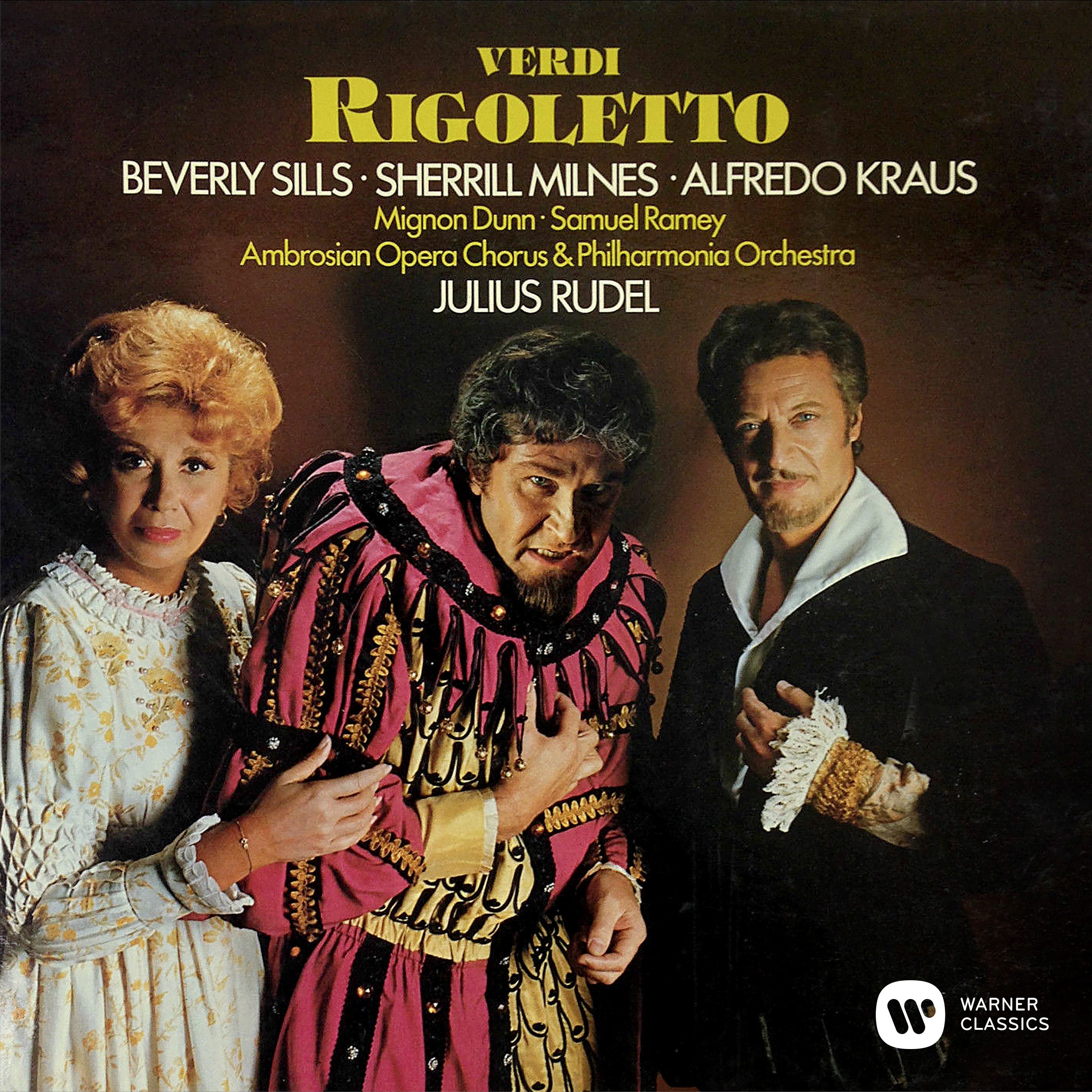 Rigoletto, Act 1: " Riedo! Perche? ... Silenzio!" Rigoletto, Borsa, Ceprano, Marullo