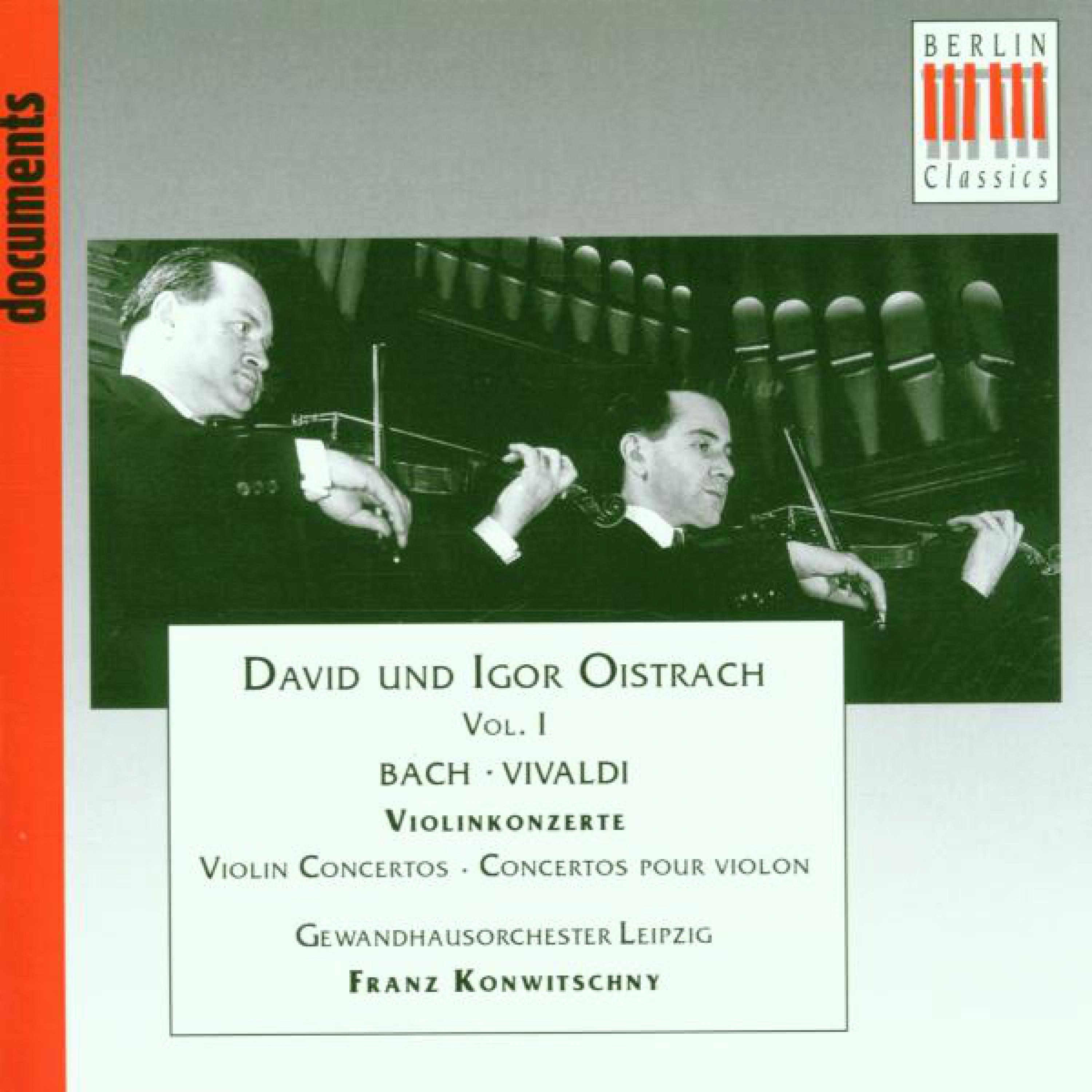 Concerto for 2 Violins & Orchestra in D Minor, BWV 342: II. Largo ma non tanto