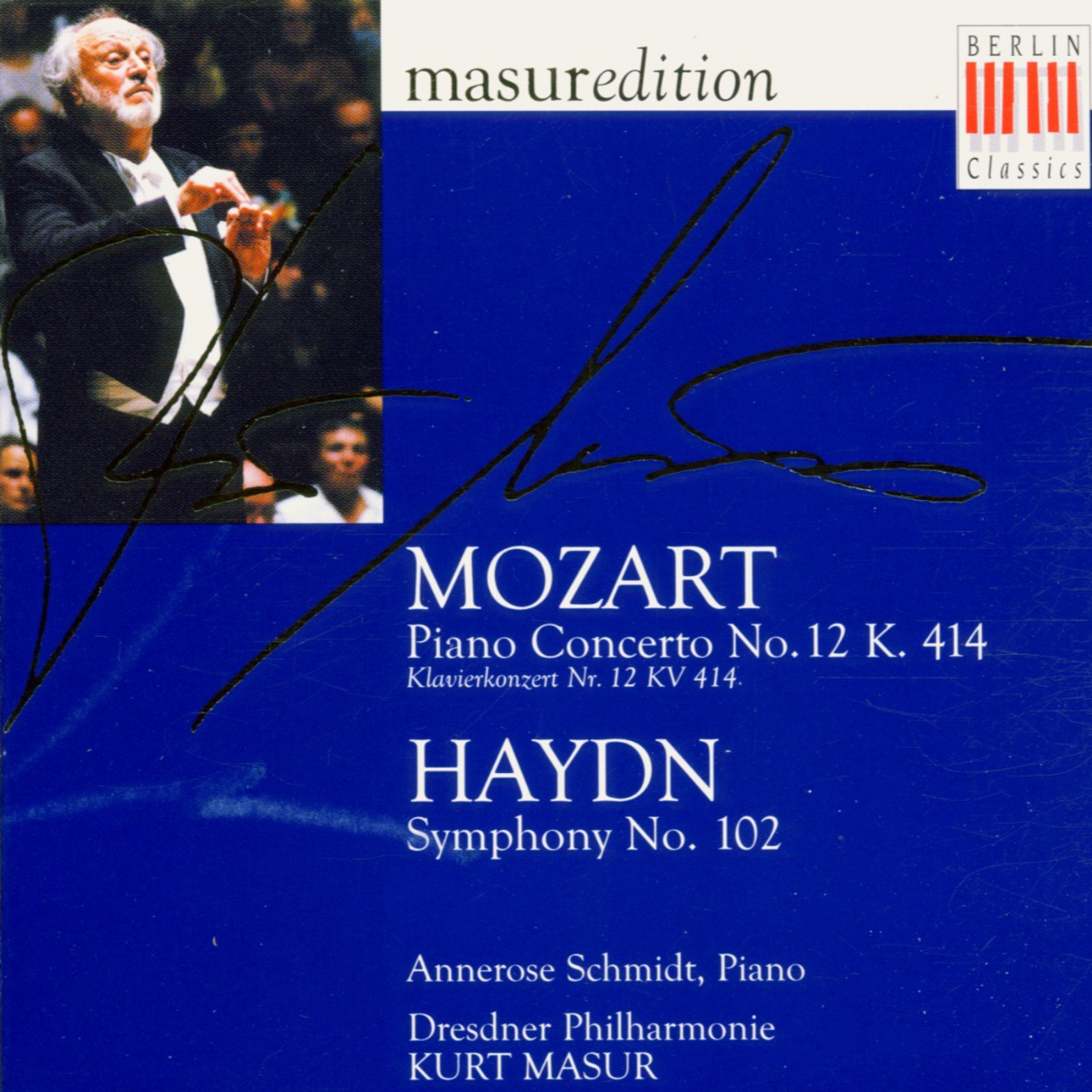 Mozart: Piano Concerto No. 12 - Haydn: Symphony No. 102