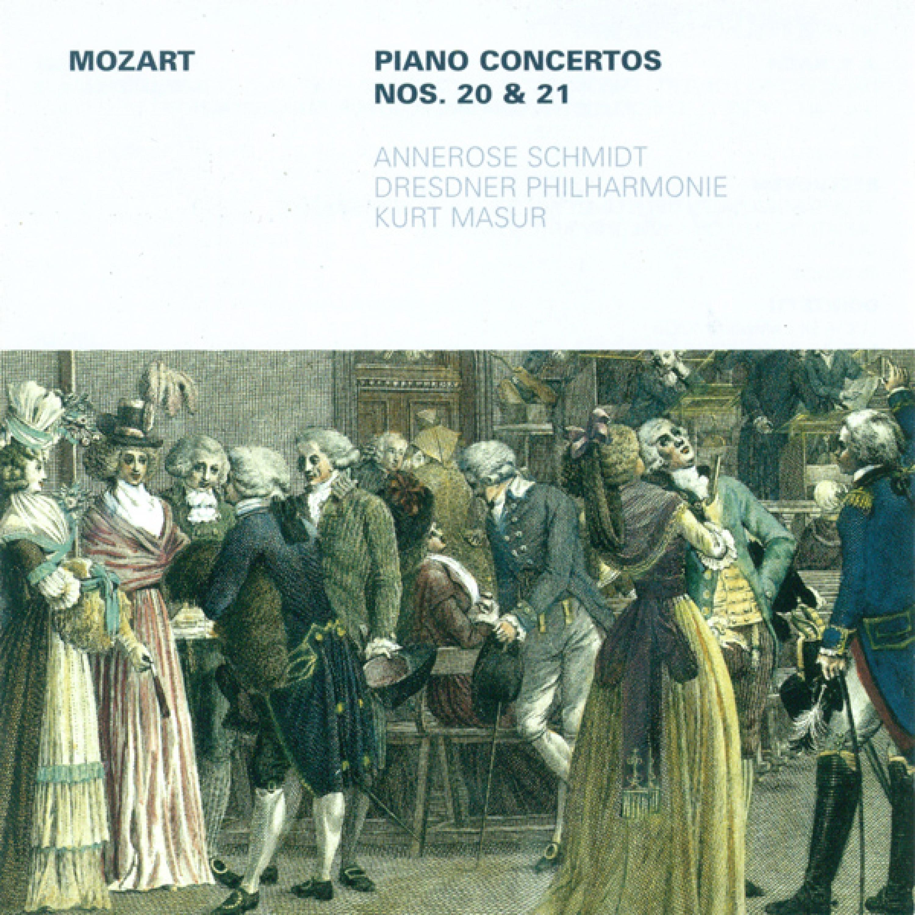 Wolfgang Amadeus Mozart: Piano Concertos Nos. 20 and 21 (Schmidt, Dresden Philharmonic, Masur)