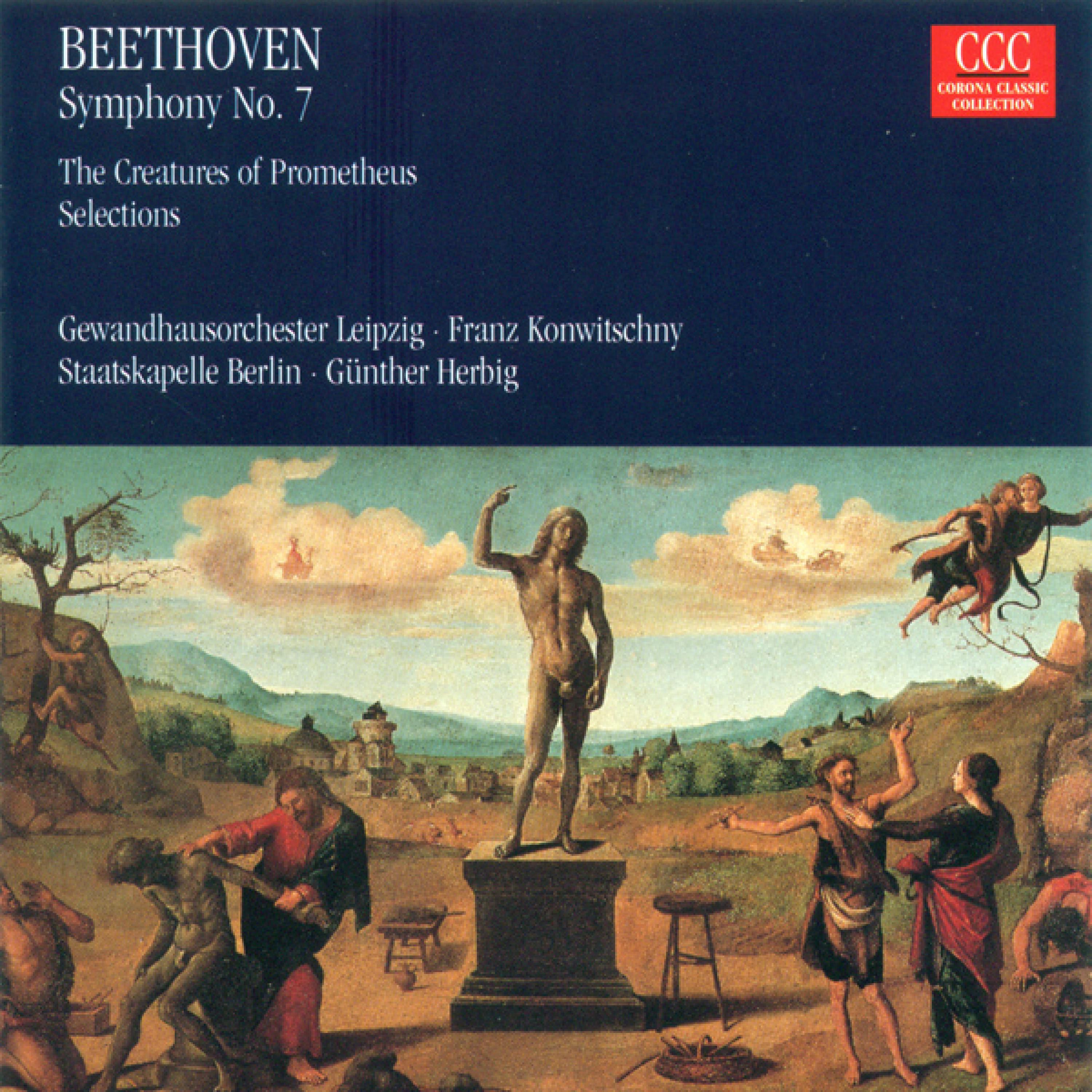 Ludwig van Beethoven: Symphony No. 7 / The Creatures of Prometheus (Herbig, Konwitschny)