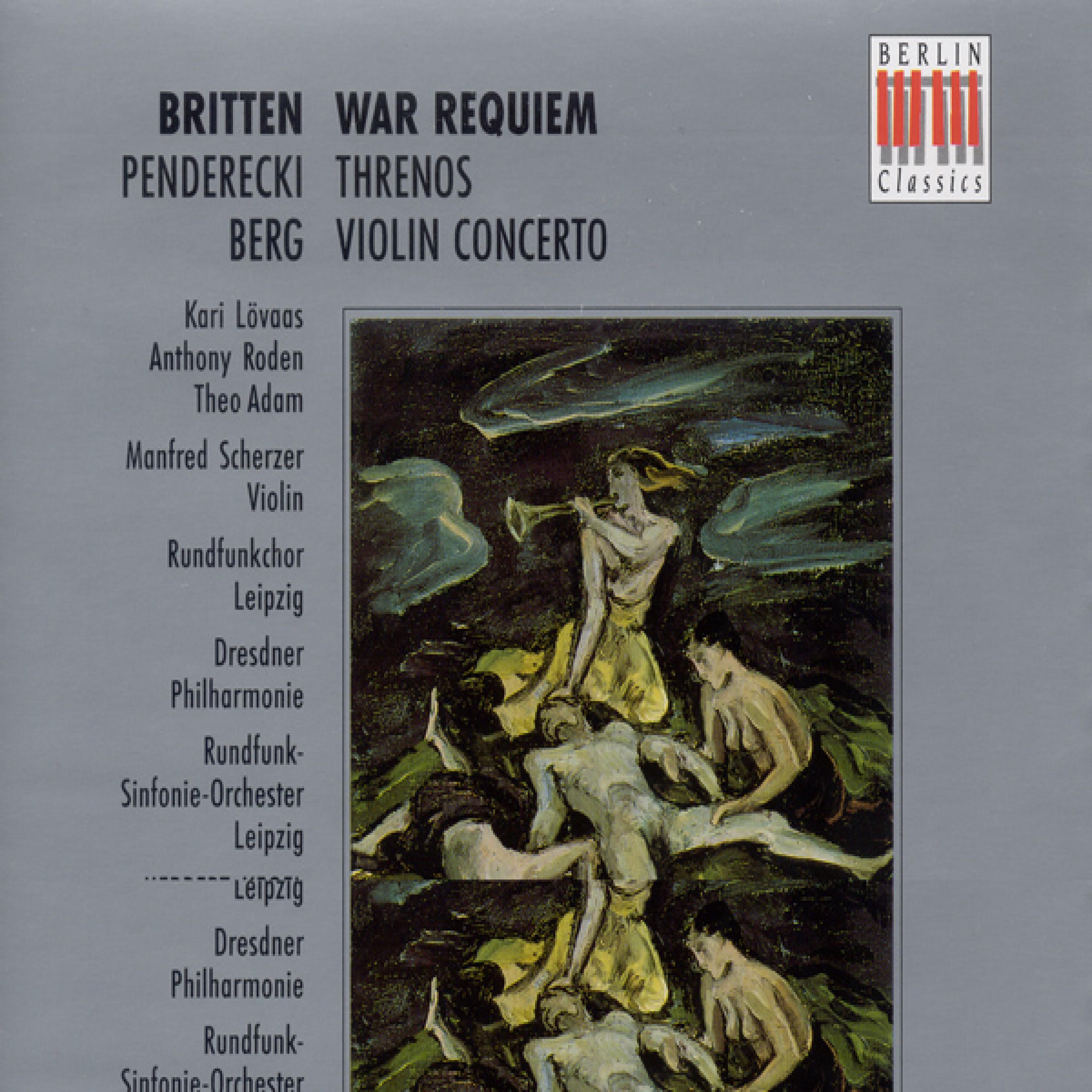 War Requiem Op. 66: Libera me
