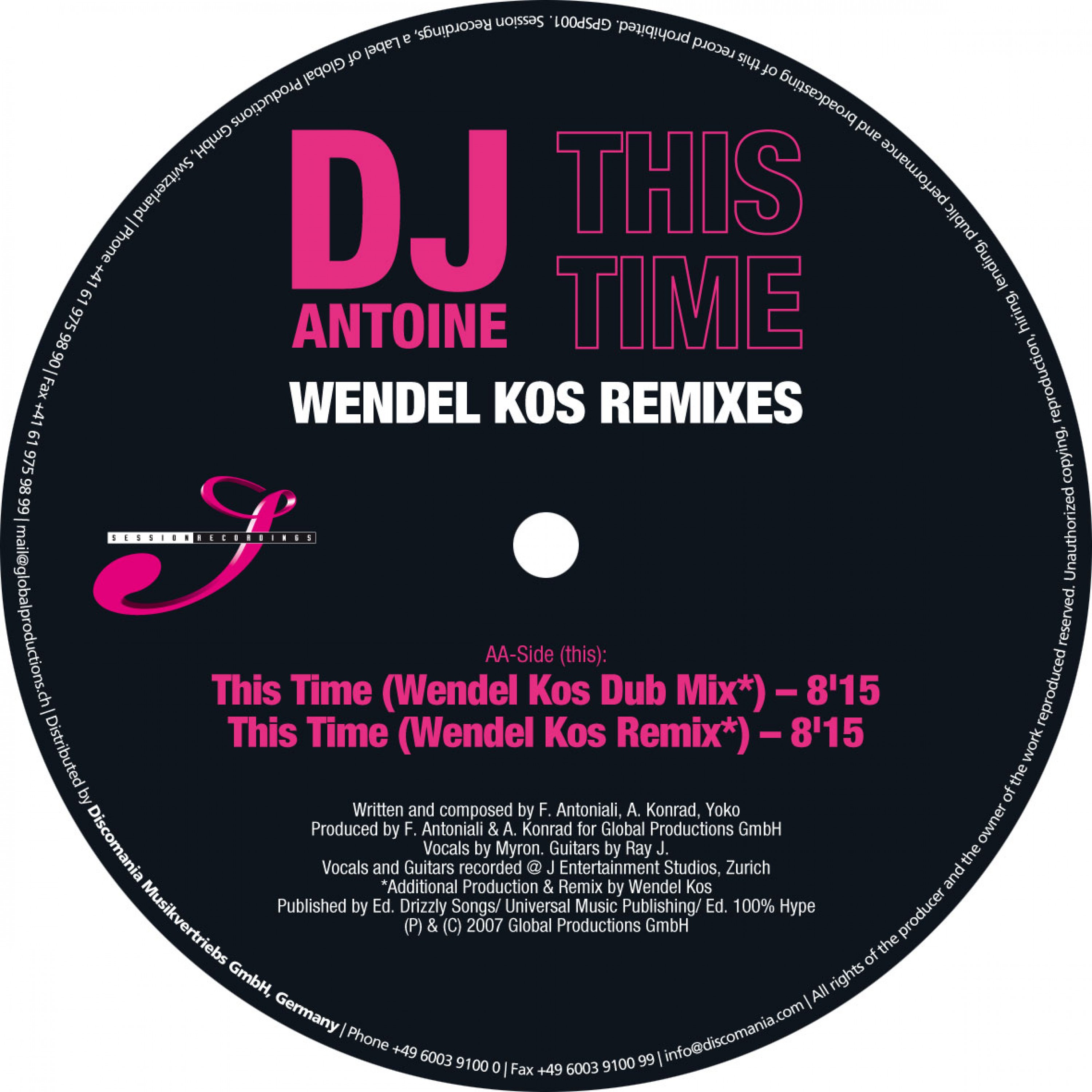 This Time (Wendel Kos Remixes)