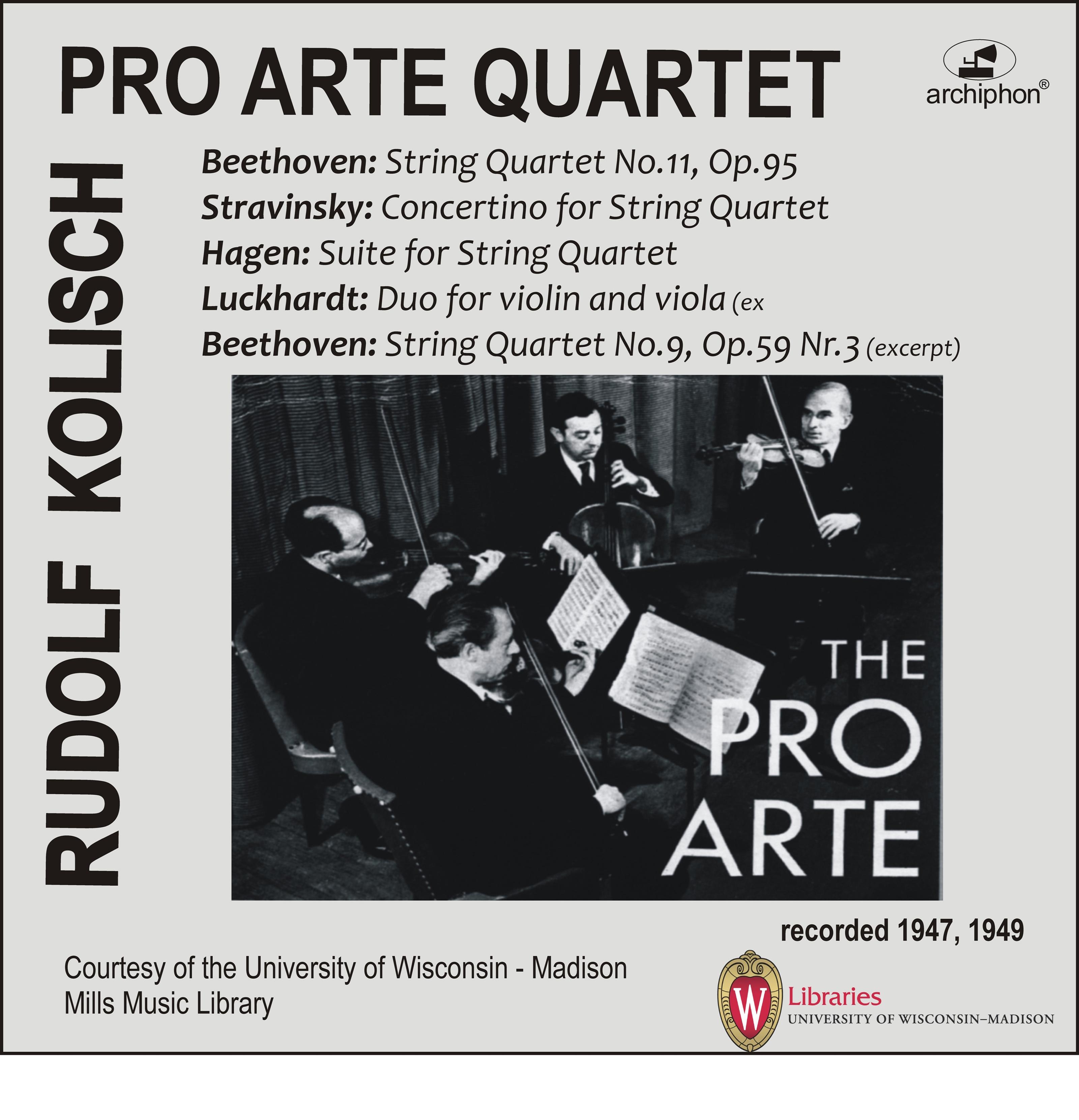 Suite for String Quartet: V. Moderato